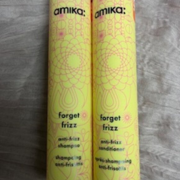 Amika Forget Frizz Shampoo and Conditioner - Picture 1 of 2